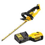 DEWALT DCMHT563P1 XR Hedge Trimmer 18V 1 x 5.0Ah Li-ion, Yellow