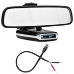 Radar Mount Mirror Mount Radar Detector Bracket + Mirror Wire Power Cord - Escort MAX MAX2