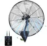 24 Inch Wall Mount Fan, Heavy Duty 