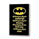 FYWZXED Batman Gifts Leather Notebo