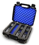 CASEMATIX Customizable Two Way Radio Set Case Fits Up to 16 Walkie Talkies, Chargers, and UHF FRS Accessories - Compatible with Arcshell, Baofeng, Midland, Motorola Talkabout, Retevis, Uniden