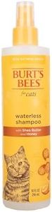 Burt's Bees for Pets Cat Natural Waterless Shampoo with Apple and Honey | Cat Waterless Shampoo Spray | Easy to Use Cat Dry Shampoo for Fresh Skin and Fur Without a Bath | Made in The USA, 10 Oz