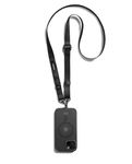 DailyObjects Black Crossbody Utility Phone Lanyard - Strap | Phone Necklace Comfortable Around The Neck, Compatible with All Smartphones | Phone case is not included