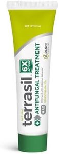 terrasil Antifungal Cream MAX 6X, Clinically Proven Clotrimazole, Soothing Relief for Jock Itch, Athletes Foot, Fungal Yeast Infection, Ringworm, Tinea - Effective Treatment of Skin Fungus (0.5 oz)