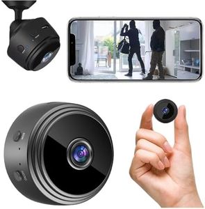 Générique Mini caméra Espion sans Fil,1080P Camera Surveillance WiFi exterieure/Interieur sans Fil Micro Caméra,avec Détection de Mouvement et Vision Nocturne,Enregistrement vidéo à Distance