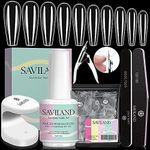 SAVILAND Nail Tips and Glue Gel Kit