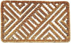 Tuff Scrap Door Mat Outdoor Wire DoorMat BOSTON Coir Door Mat Rug Entrance Mud Stopper Front Door Mat Outside Coir & Wire Boot Scraper Outdoor Extra Large Door Mat (Pack of 1, 75x45cm)