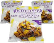 Krisppe All Purpose New England Style Batter Mix for Rhode Island Clam Cakes & Fritters (3 Pack)