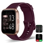 Smart Watch for Men Women [Answer/Make Call], 1.8" Touchscreen Fitness Tracker with Heart Rate Blood Oxygen Sleep Monitor Compatible with iPhone & Android, Alexa Built-in, IP68 Waterproof Watch