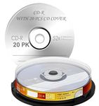 Premium Brand Blank CD-R 52X 700 MB (80 Minutes Professional Recordable Compact CD-R Disk ) (Pack of 20 Disk)