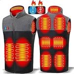 Heated Vest for Men L, Ideal Warming Heated Jackets - Heated Gilet USB Powered (Excluded Power Pack)