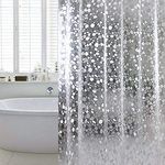 WELTRXE Extra Long Shower Curtain L