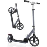 BELEEV Scooters for Kids Ages 10+, Folding 2 Wheel Scooter for Adults Teens, 200mm Big Wheels, 4 Adjustable Handlebar, Front Suspension, Lightweight Kick Scooter with Carry Strap, up to 100Kg