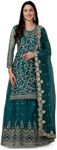 TRENDMALLS Women's Mono Net Kurta L