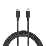 Native Union Belt Cable USB-C to Lightning - 3m Ultra-Strong Reinforced Charging Cable with Leather Strap [MFi Certified] Compatible with iPhone 14, iPhone 13 and earlier (Cosmos)