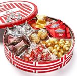 Chocolate Christmas Gift Basket - Christmas Gift Baskets for Families - Luxury Brand Chocolate Gift Box by On Occasion