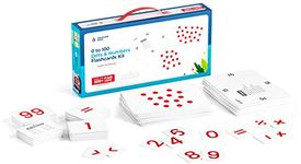 SPARTAN KIDS® Spartan Kids 0 to 100 Dot & Number Flash cards Kit | A4 Size Numbers & Maths Symbols Dot Cards | Dot cards for Babies 1 to 100 | Easy & Fun way of Learning 3+ months babies | More Than 200+ Flash cards