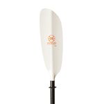 Werner Baja Fiberglass 2-Piece Paddle - Straight Shaft White, 230cm Standard Shaft