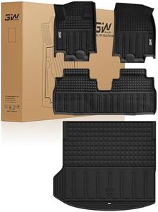 3W Floor Mats & Cargo Liner Fit for 2024-2025 2026 Chevrolet Chevy Equinox EV (Non Fuel), TPE All Weather Custom Fit for Chevrolet Equinox EV (Non Fuel) Accessories Full Set Car mats,Black