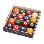 Oypla Full Size UK Regulation 16 Spots and Stripes Pool Ball Set 2"