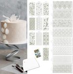 18 PCS Cake Stencils Set - Template