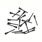 50 Pcs PC Case Fan Mouting Pin Soft Silicone Anti Noise Reducing Vibration Screws Fan Rivet for PC Case Fan or CPU Fan