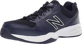 New Balance Men's 411 V1 Walking Shoe, Pigment/White, 7.5 M