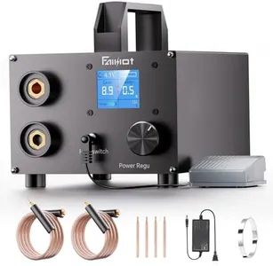Dual Farad Spot Welder, Faiuot 250 Gears Adjustable 3000F Capacitor Battery Spot Welder with 1.8'' LCD Display,Portable Spot Welder for 0.1-0.3mm Nickel Strip Welding, Ideal for Battery Pack Making