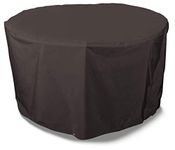 Bosmere All-Weather Round Patio Set Cover 4 Seat, 100% Waterproof, UV Protected, Heavy Duty 600D Oxford Fabric, D163 H90cm A515XLC
