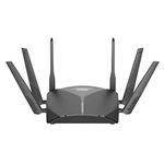 D-Link AC3000 High-Power Wi-Fi Tri-Band Router With Voice Control With Amazon Alexa Or Google Assistant, Wi-Fi Mesh, Enhanced Parental Controls (DIR-3040)