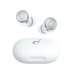 soundcore by Anker Space A40 Auto-Adjustable Active Noise Cancelling Wireless Earbuds, Reduce Noise by Up to 98%, 50H Playtime, Hi-Res Sound, Comfortable Fit, App Customization, Wireless Charge