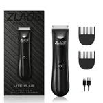 Zlade Ballistic LITE PLUS Body Trimmer Men Manscaping, Private Part Shaving, Beard, Pubic Hair Groomer, Waterproof, Rechargeable, Fast Charging, Travel Lock- Color Black