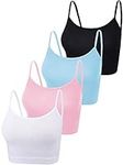 4 Pack Cropped Tank Tops for Women,
