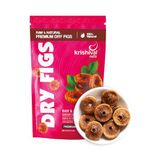 KRISHIVAL NUTS Premium Dried Anjeer 200 Grams (100 g Pack of 2) | Dried Figs Anjeer | Rich source of Fibre Calcium & Iron | Low in calories and Fat Free | Non-GMO Dried Figs