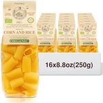 Morelli Paccheri Pasta - Organic, Large, Gluten-Free Pasta Made from Corn and Rice - Large Circle Gluten-Free Pasta from Italy, Italian Gourmet Pasta - 8.8 Ounce (Pack of 16)