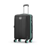 Safari Thorium Neo 8 Wheels 66 Cm Medium Check-in Trolley Bag Hard Case Polycarbonate 360 Degree Wheeling System Luggage, Trolley Bags for Travel, Suitcase for Travel, Black