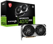 MSI GeForce RTX 4070 SUPER 12G VENTUS 2X OC Gaming Graphics Card - 12GB GDDR6X, PCI Express Gen 4, 192-bit, 3x DP v 1.4a, HDMI 2.1a (Supports 4K & 8K HDR)