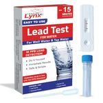 EPA-Recommended Detection Lead Water Test Kit for Well Water & Tap Water 10 PPB Sensitivity – Simple 3-Step Procedure with Results in Minutes, Drinking Water Lead Testing with Lab Grade Manufacturing