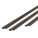 Flat Profile Door Jamb Weatherstrip Kit - 36" X 84" (with screws)