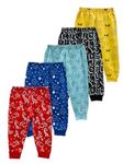 Kuchipoo Regular Fit Baby Boys and Baby Girls Pyjamas - Pack of 5 (Multicolor, 5-6 Years, PAJ-143)