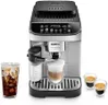 De'Longhi Magnifica Evo with LatteCrema System, Fully Automatic Machine Bean to Cup Espresso Cappuccino and Iced Coffee Maker, Coloured Touch Display, Black, Silver