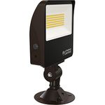 Lithonia Lighting ESXF2 ALO SWW2 KY DDB M2 Outdoor LED Switchable Floodlight, Knuckle or Yoke Mount, Bronze