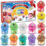 Ylovetoys Slime Advent Calendar 2025 Christmas Countdown Calendars Toys for Boys Girls 24 Days DIY Fluffy Slime Kit for Kids Surprise Gift Toys for Toddler Kids Teens Christmas Party Favor Gifts