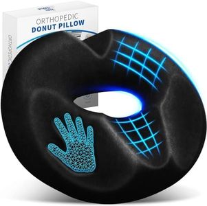 Seat Cushion Office Chair Cushion, Aerostralia Memory Foam Seat Cushion, Tailbone Ergonomic Car Seat Cushion, Coccyx Pain Relief Gel Cusion, Pressure Relief Donut Hemorrhoid Cushions for Desk Chair