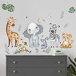 decalmile Jungle Animals Wall Decal