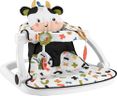 Fisher-Price Portable Baby Chair, Cute Cow Sit-Me-Up Floor Seat with BPA-Free Teether & Clacker Newborn Developmental Toys (Amazon Exclusive)
