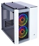 Corsair CC-9011137-WW 280X Crystal RGB Tempered Glass Micro ATX PC Case - White