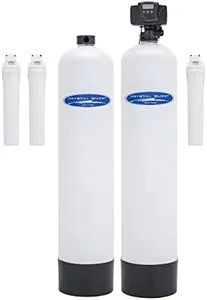 Eagle Whole House Water Filter (Fiberglass, Filters 1,000,000 Gallons) + Salt-Free Water Softener | Crystal Quest