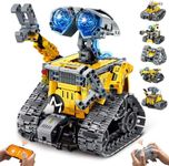 IKUPER STEM Robot Building Kit for Kids Boys Aged 6-12, Remote & App Controlled Toy Set, Creative Gifts for Christmas & Birthday, Build 6in1 Model with 631 Pieces