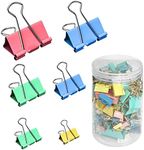 Binder Clips, 145 Pcs 6 Assorted Si